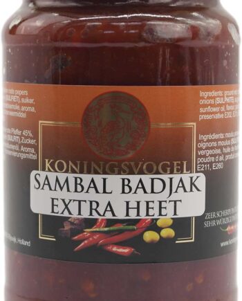 Koningsvogel Sambal Badjak  Extra Hot 375