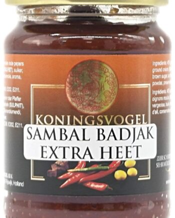 Koningsvogel Sambal Badjak Stærk 200