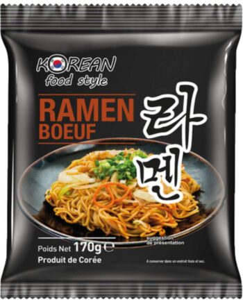 Korean Food Style Ramen Nudler Saveur Boeuf 170