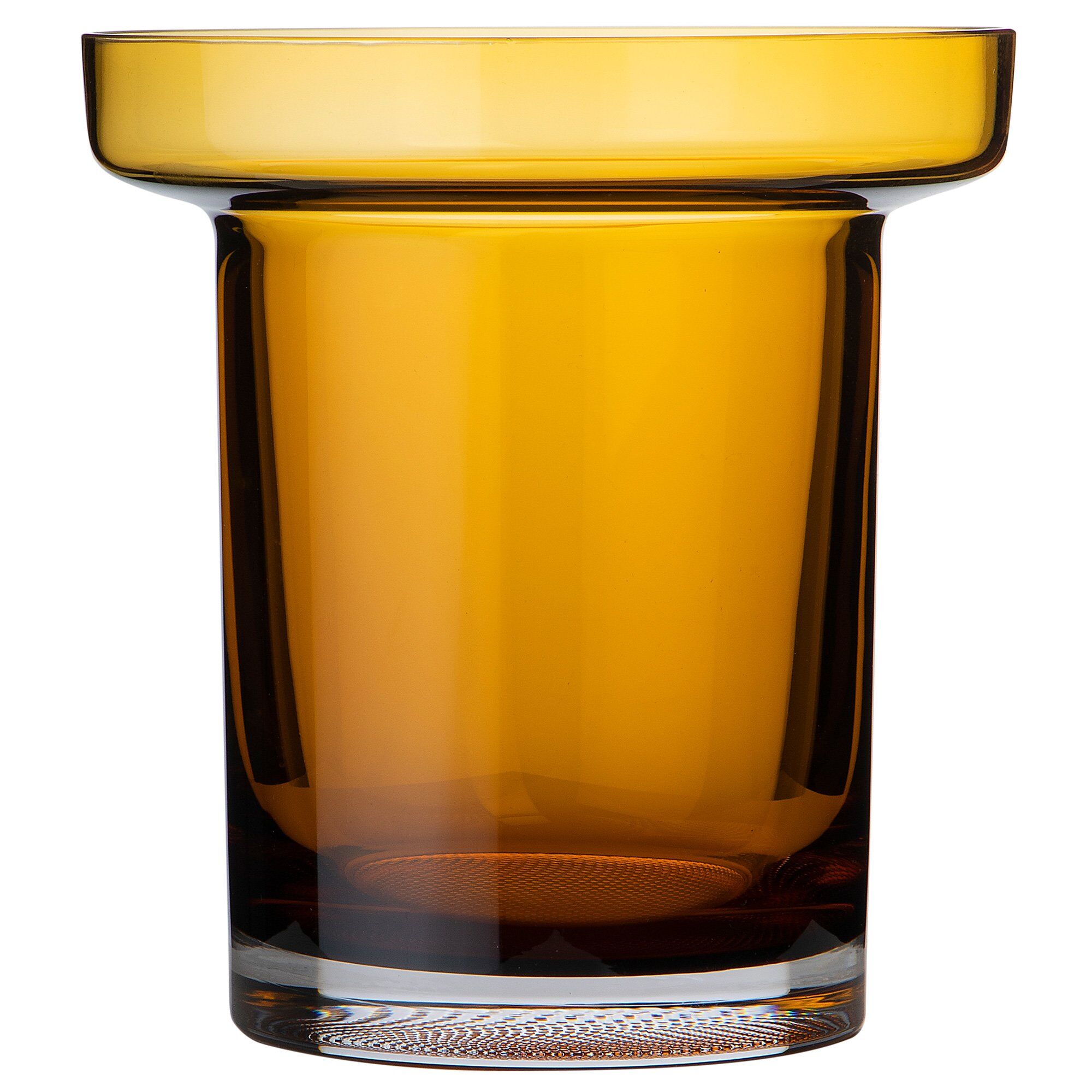 Kosta Boda Limelight Tulipan Vase 19   Cm  Amber