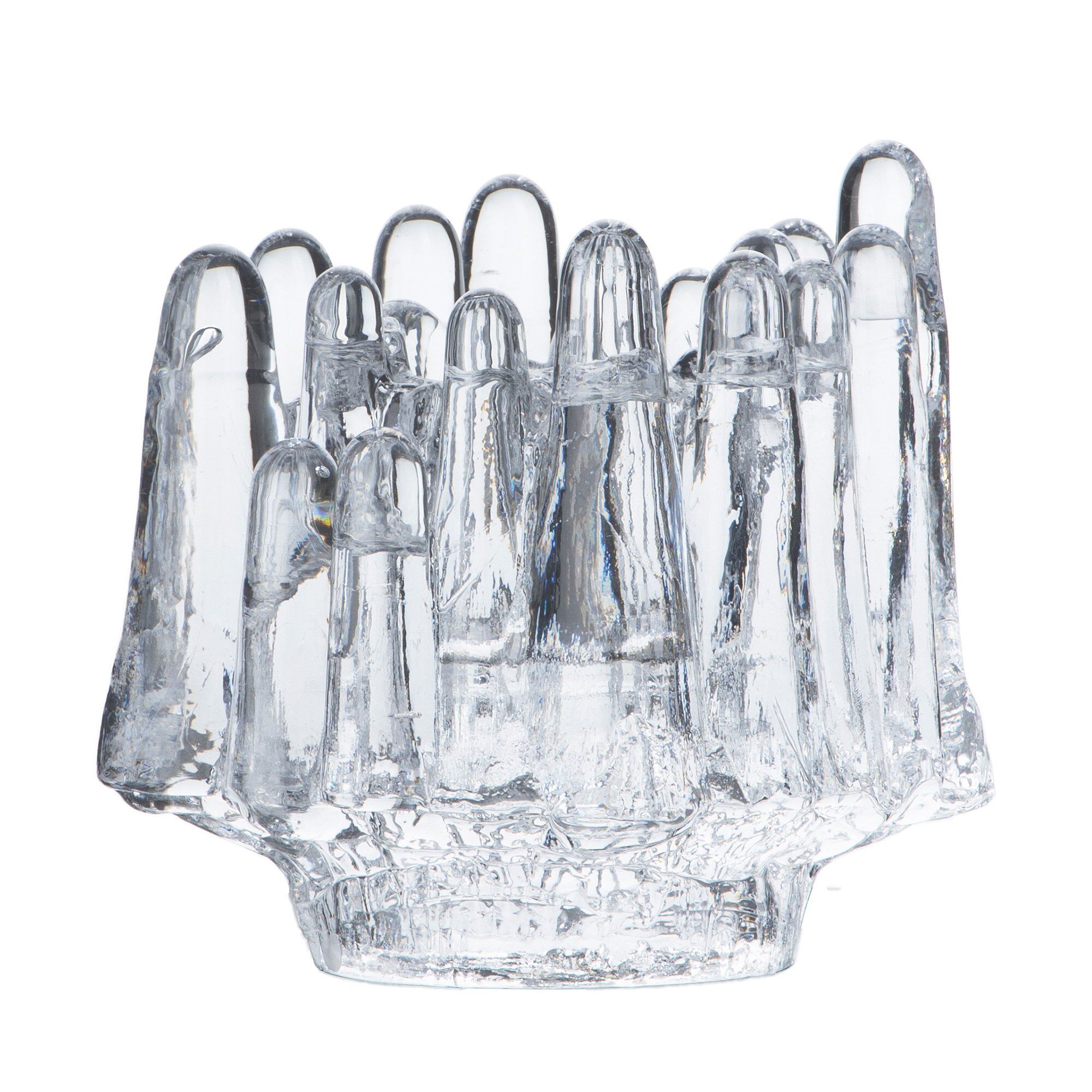 Kosta Boda Polar Lysestage Klar 11   Cm