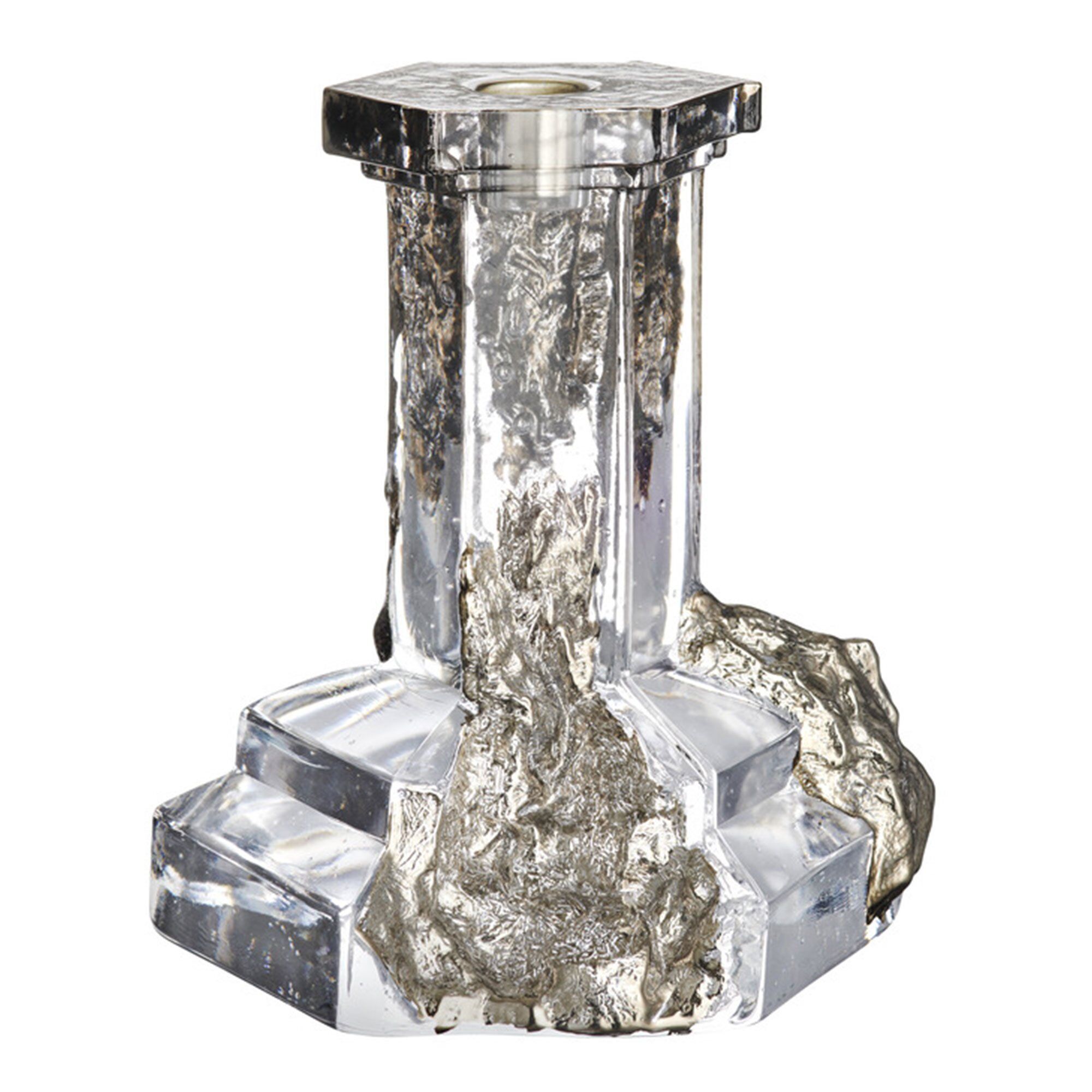 Kosta Boda Rocky Baroque Lysestage 175 Mm  Glozzy Glaze