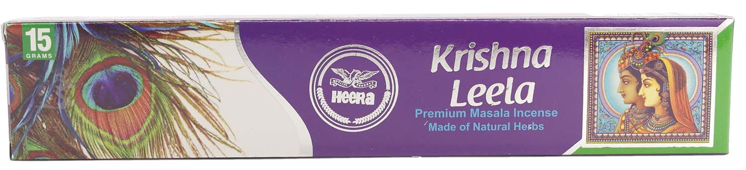 Krishna Leela Røgelsespinde 15 Gr