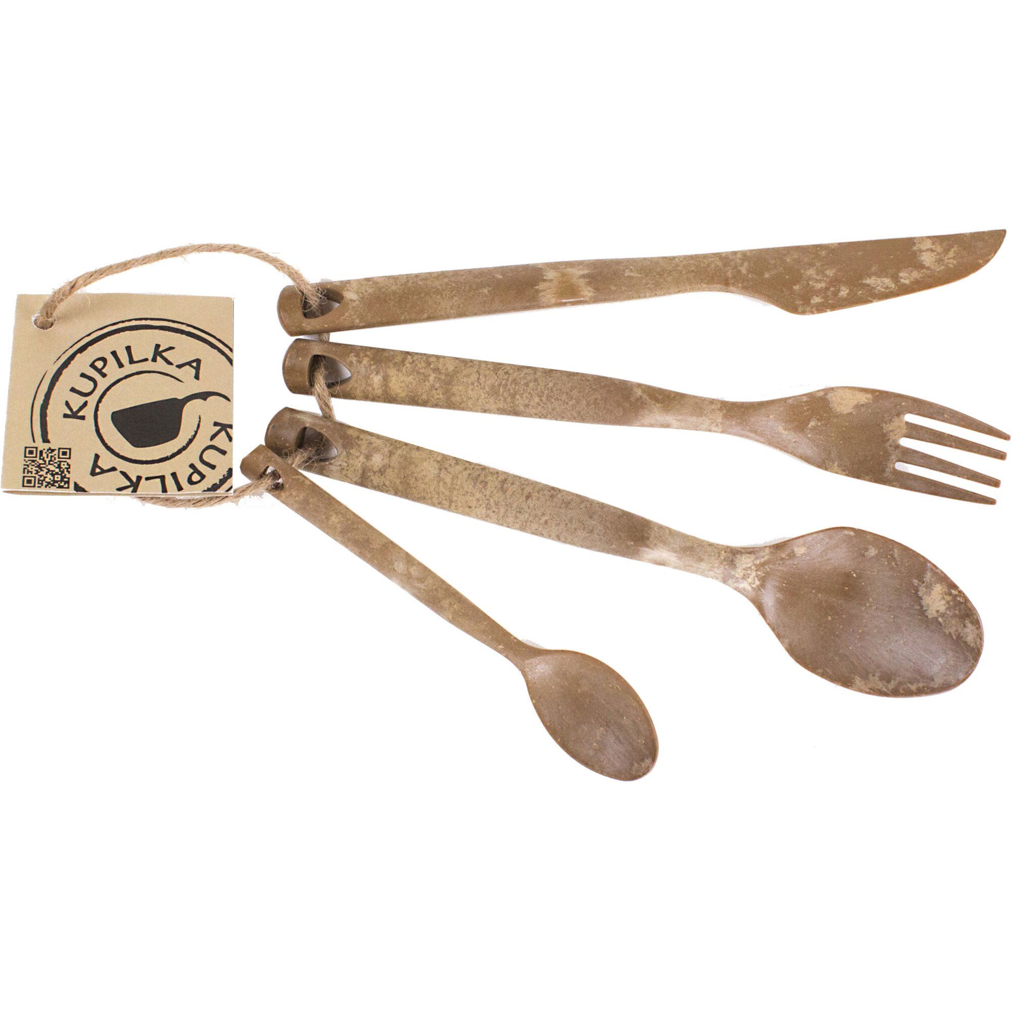 Kupilka Cutlery Bestiksæt  Brun    Dele