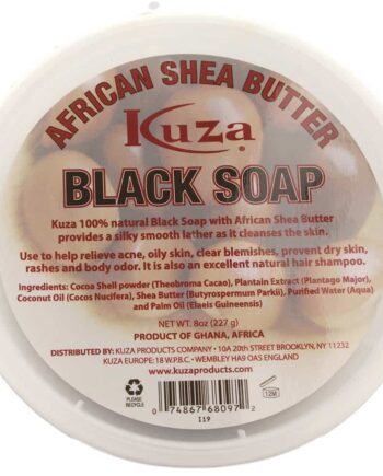 Kuza Shea Butter Black Soap 227