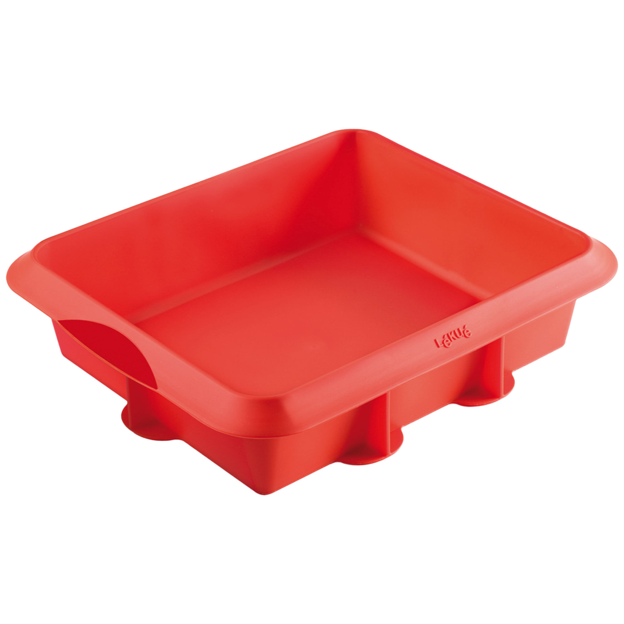 Lékué Lasagneform   Silikone  Rød