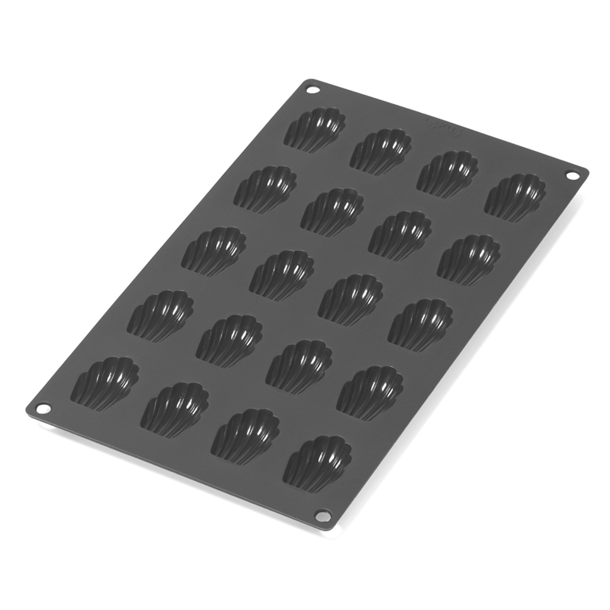 Lékué Mini-madeleines Silikoneform 20 Huller  Sort