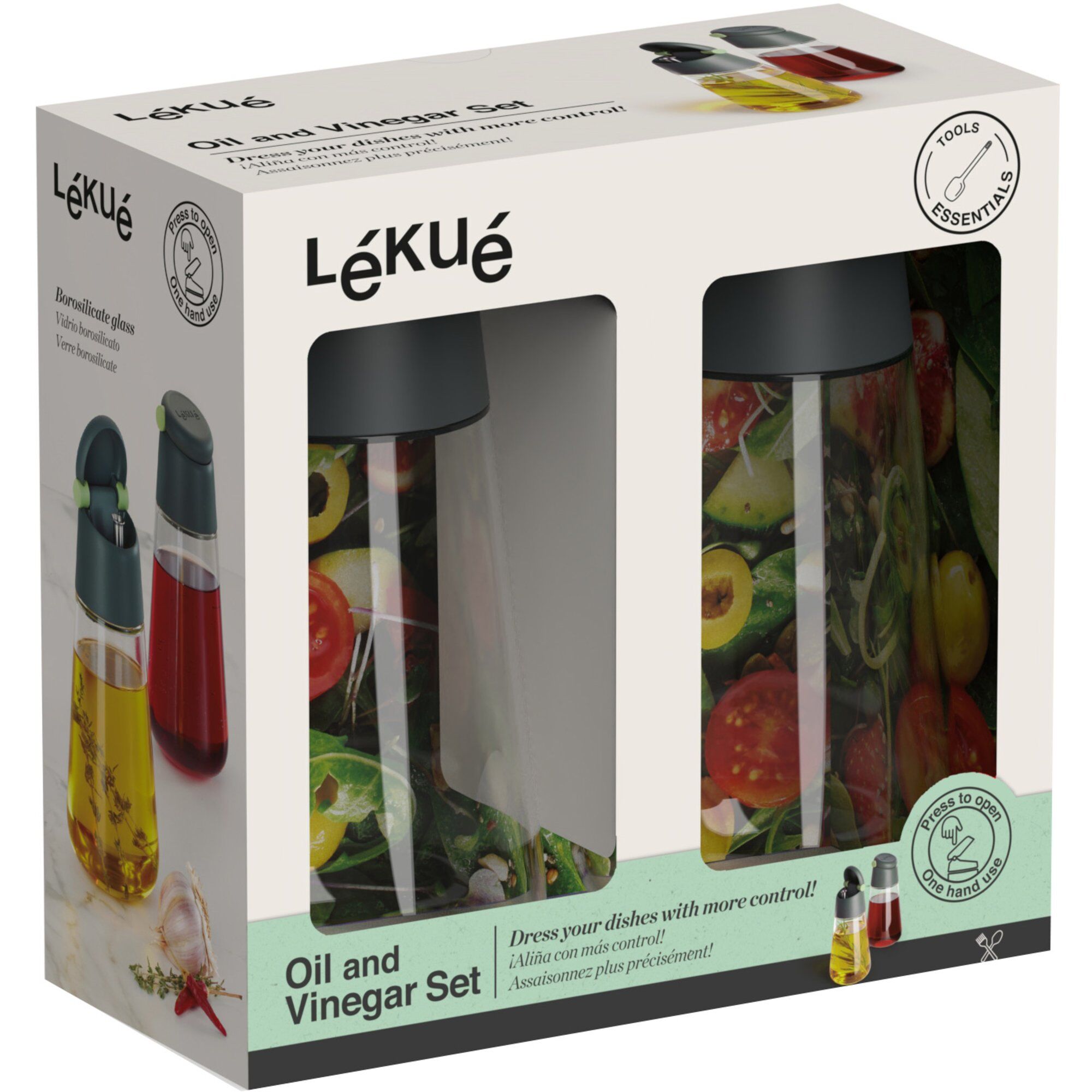Lékué Olieflaske Med Tud 400 Ml    Stk