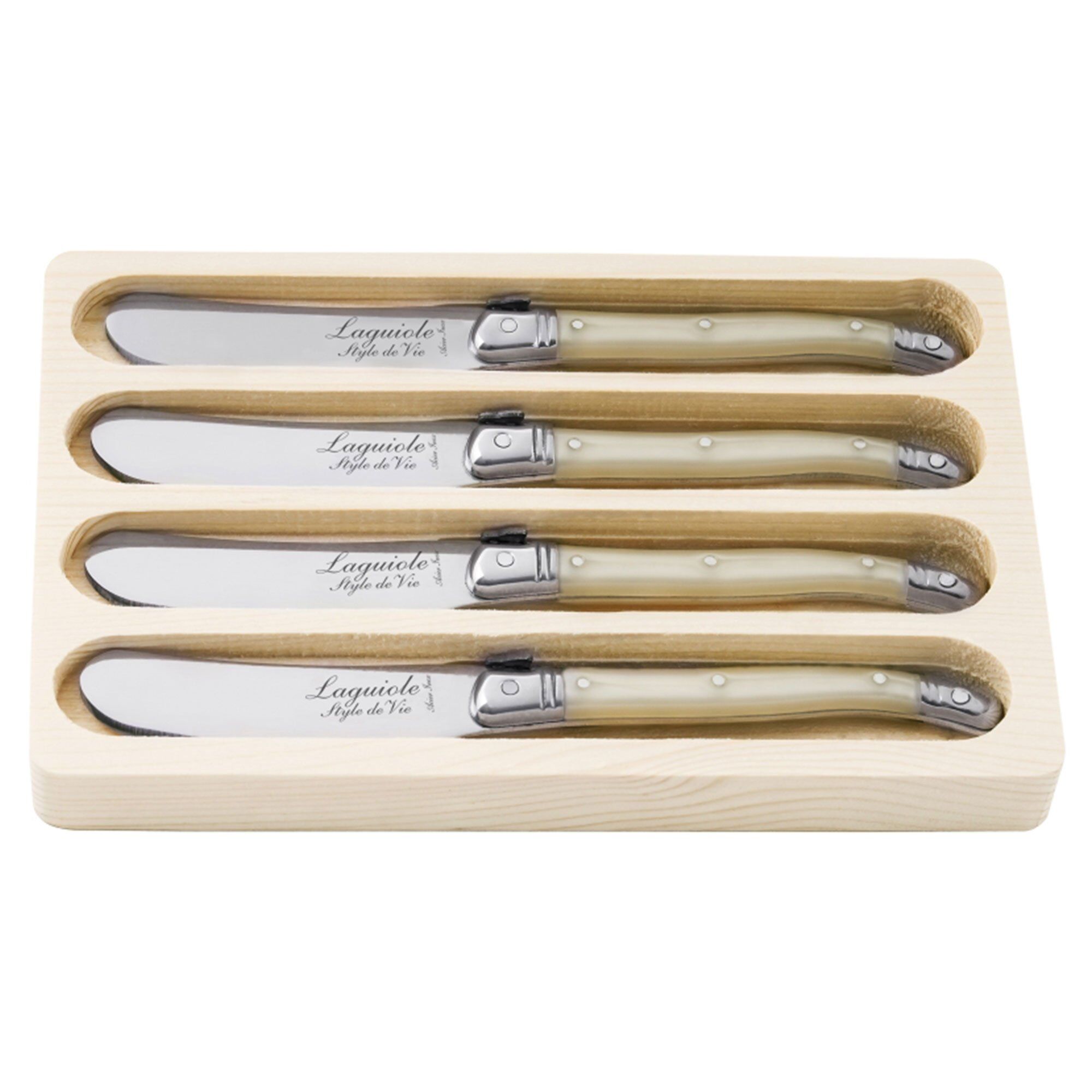 Laguiole Premium Line Smørkniv  -pak  Perle