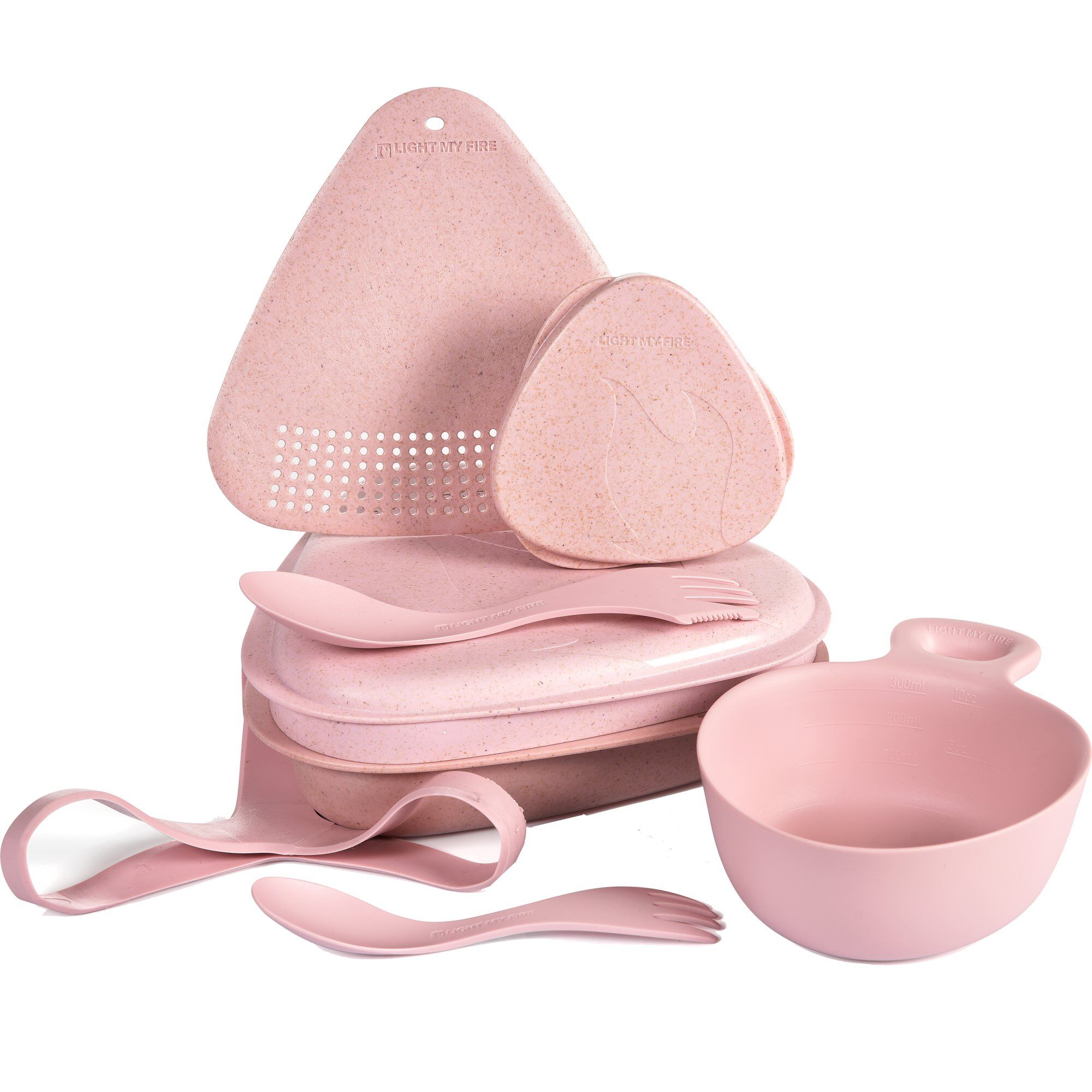 Light My Fire Outdoor Mealkit Madkasse Med Tilbehør  Dusty Pink