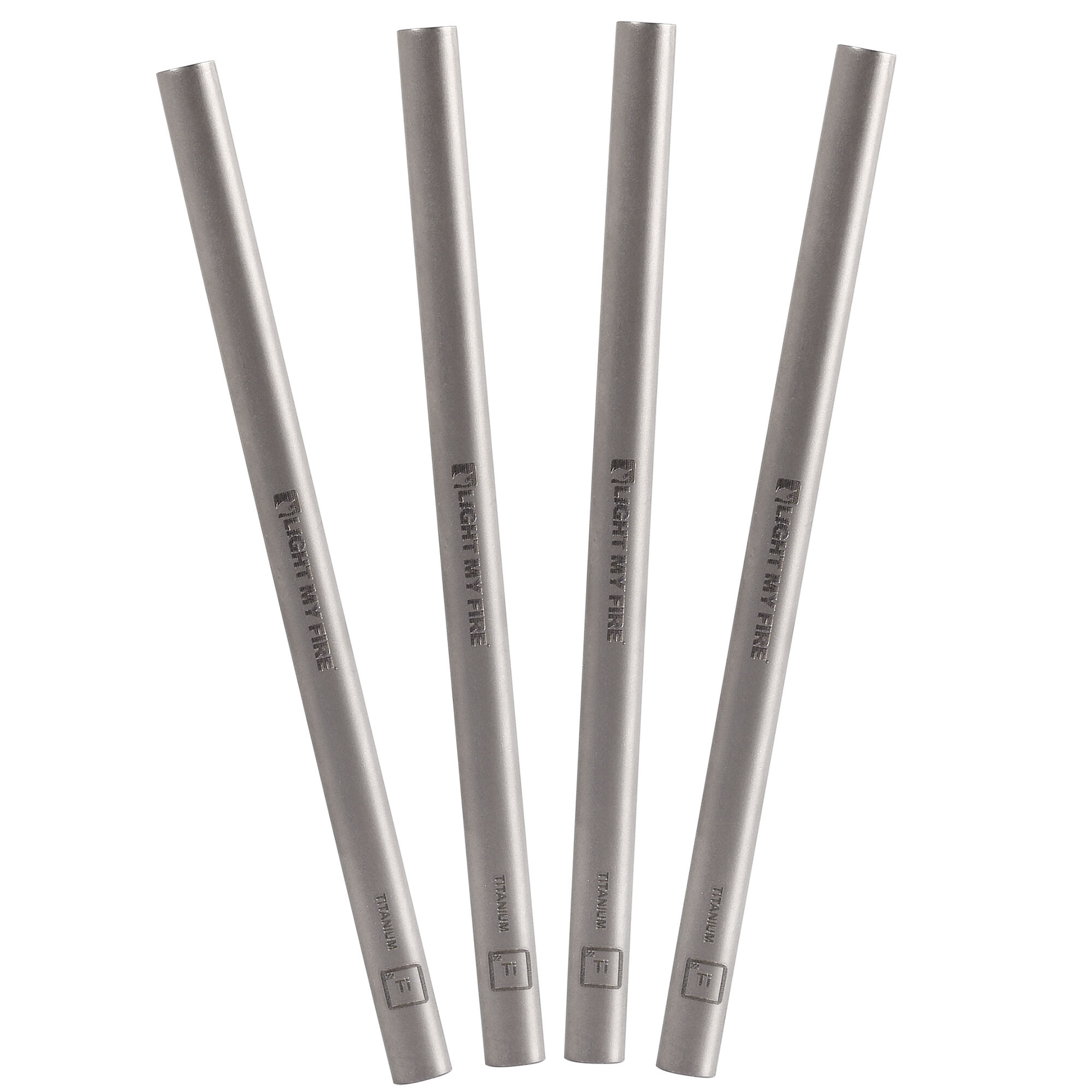 Light My Fire Widestraw Sugerør  Titanium    Stk