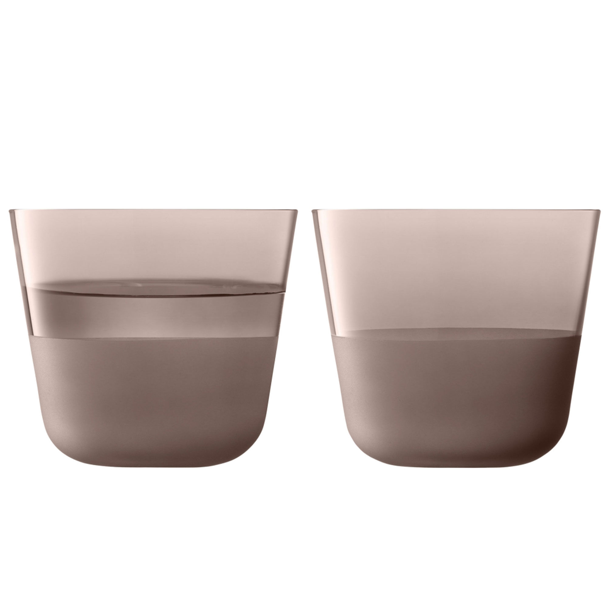 Lsa Arc Contrast Earth Drikkeglas   -pak