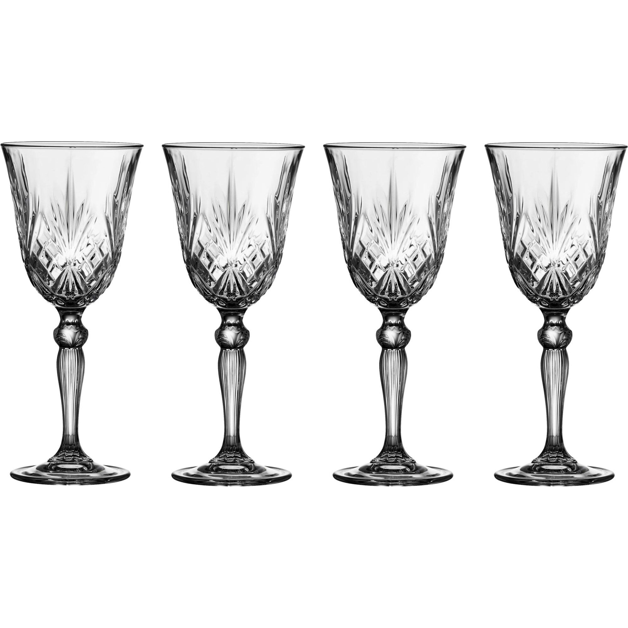 Lyngby Glas Melodia Hvidvinsglas    Stk
