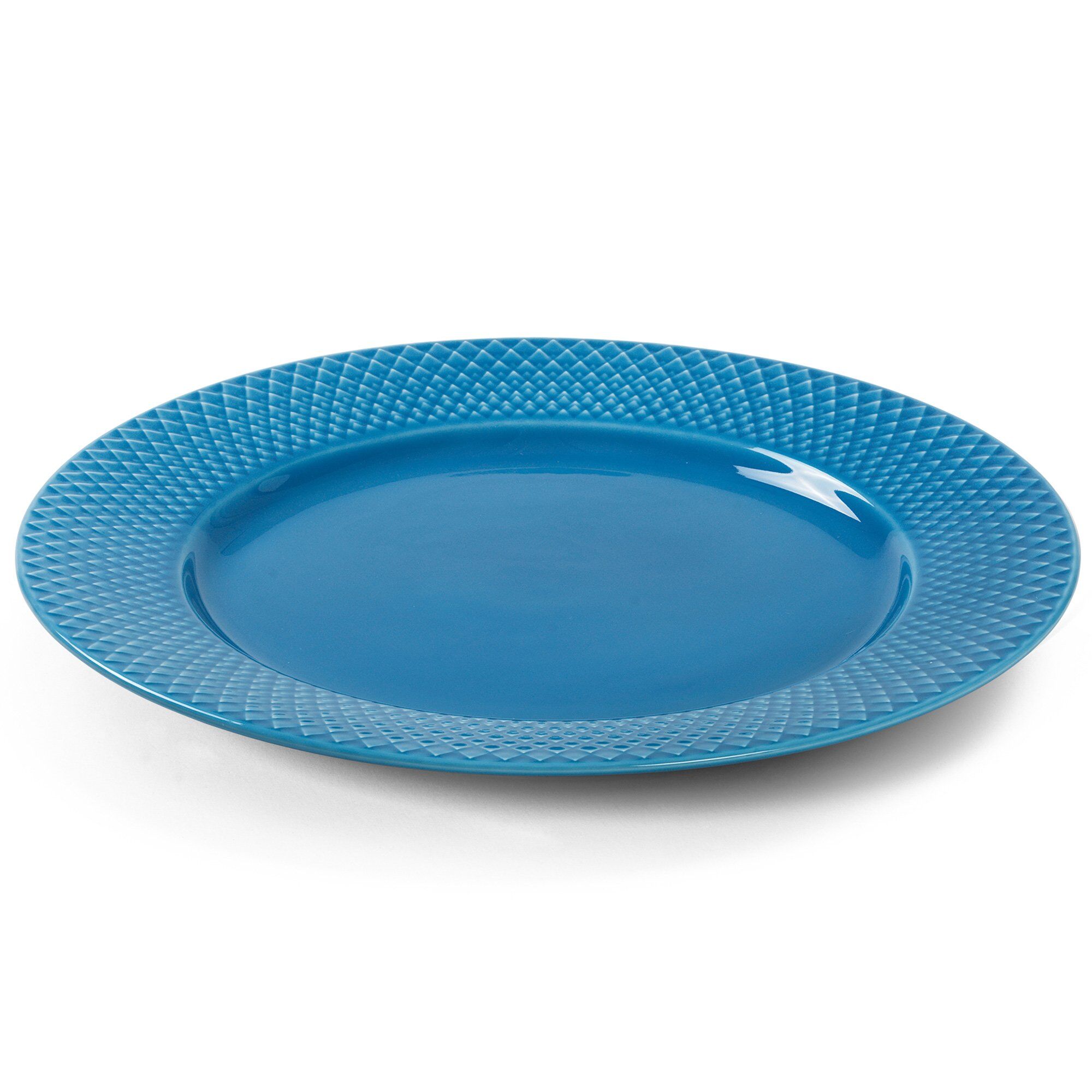 Lyngby Porcelæn Rhombe Color Middagstallerken  27 Cm