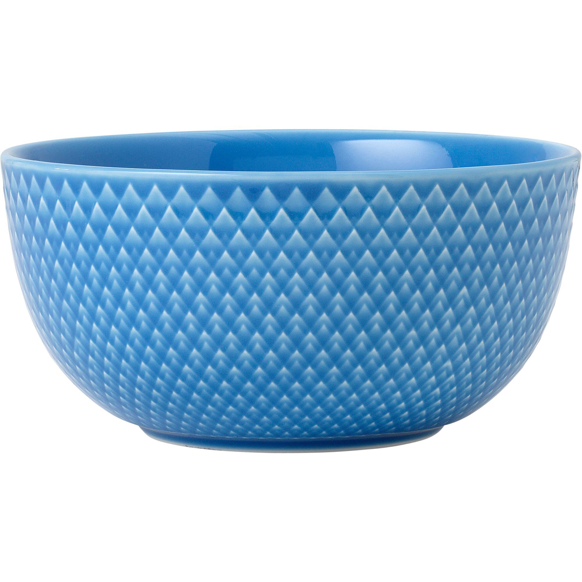 Lyngby Porcelæn Rhombe Color Skål 13 Cm  Blå