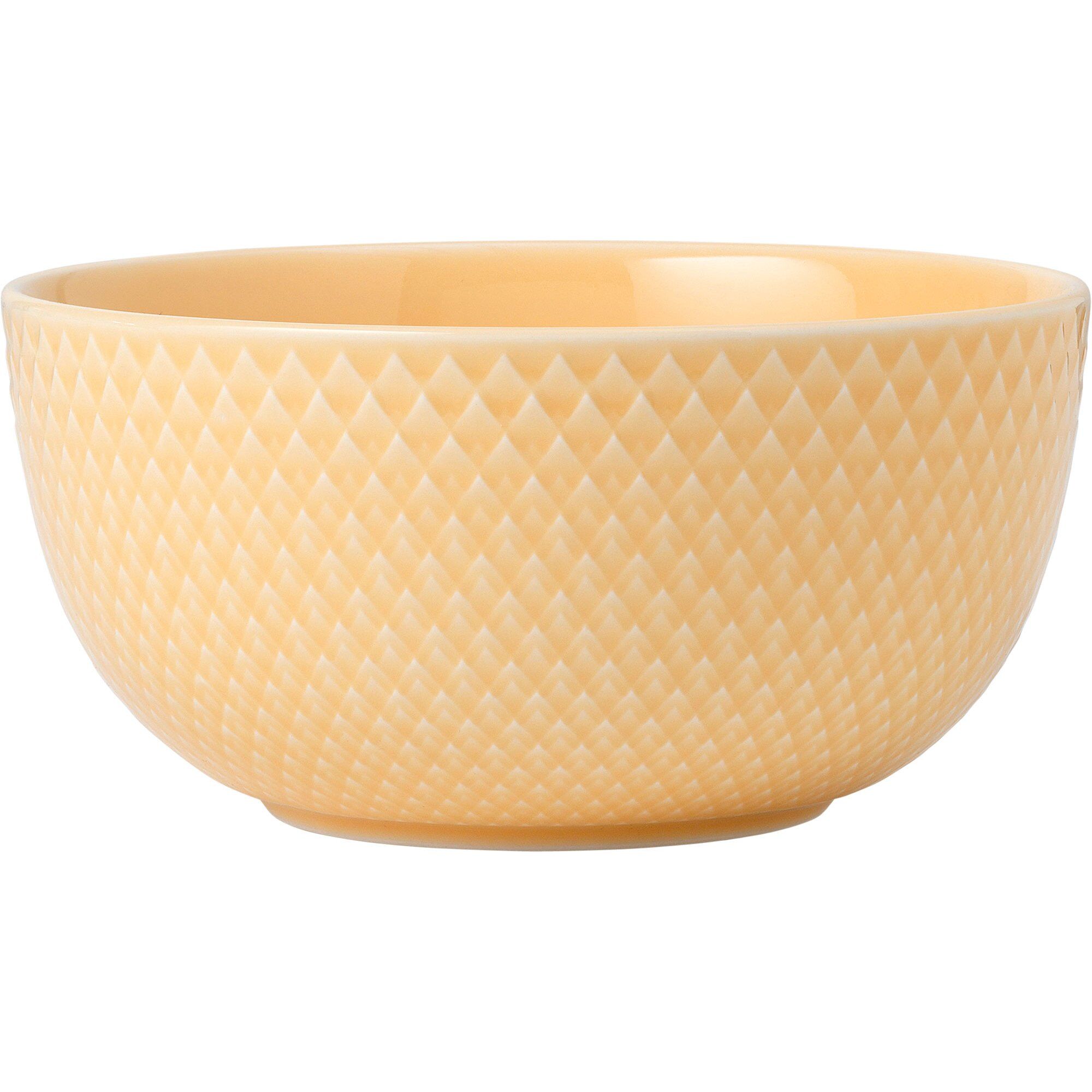 Lyngby Porcelæn Rhombe Color Skål 13 Cm  Sand