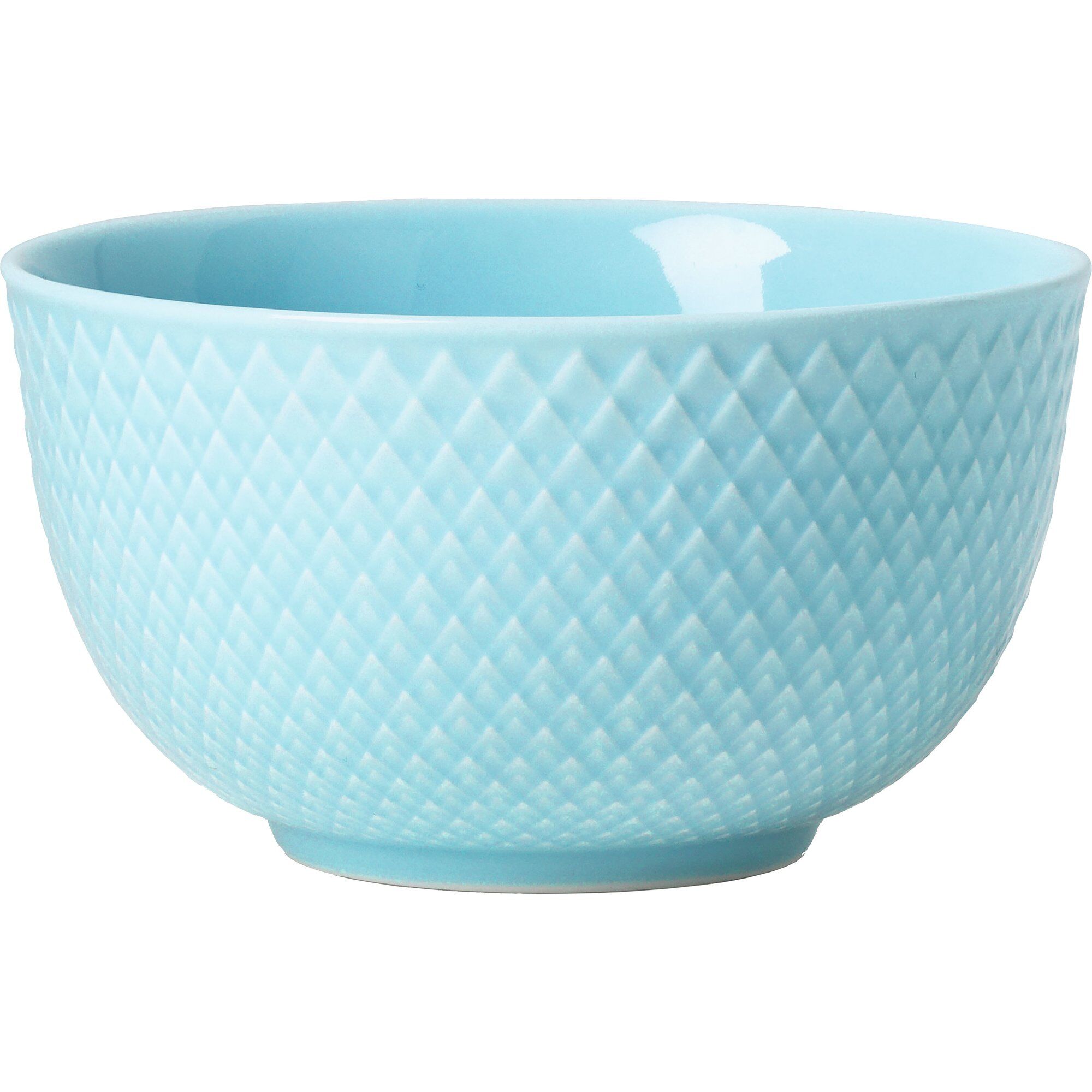 Lyngby Porcelæn Rhombe Color Skål 11 Cm Turkis