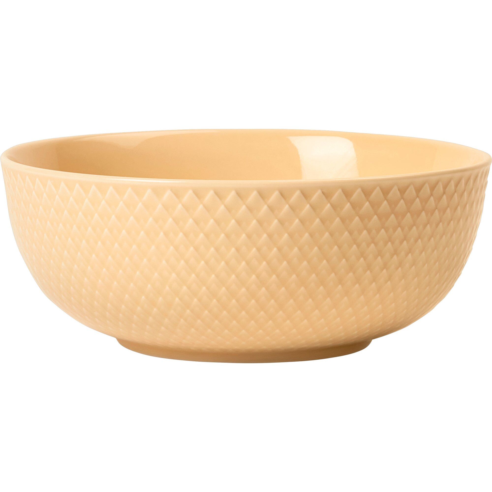 Lyngby Porcelæn Rhombe Color Skål ø15   Cm  Sand