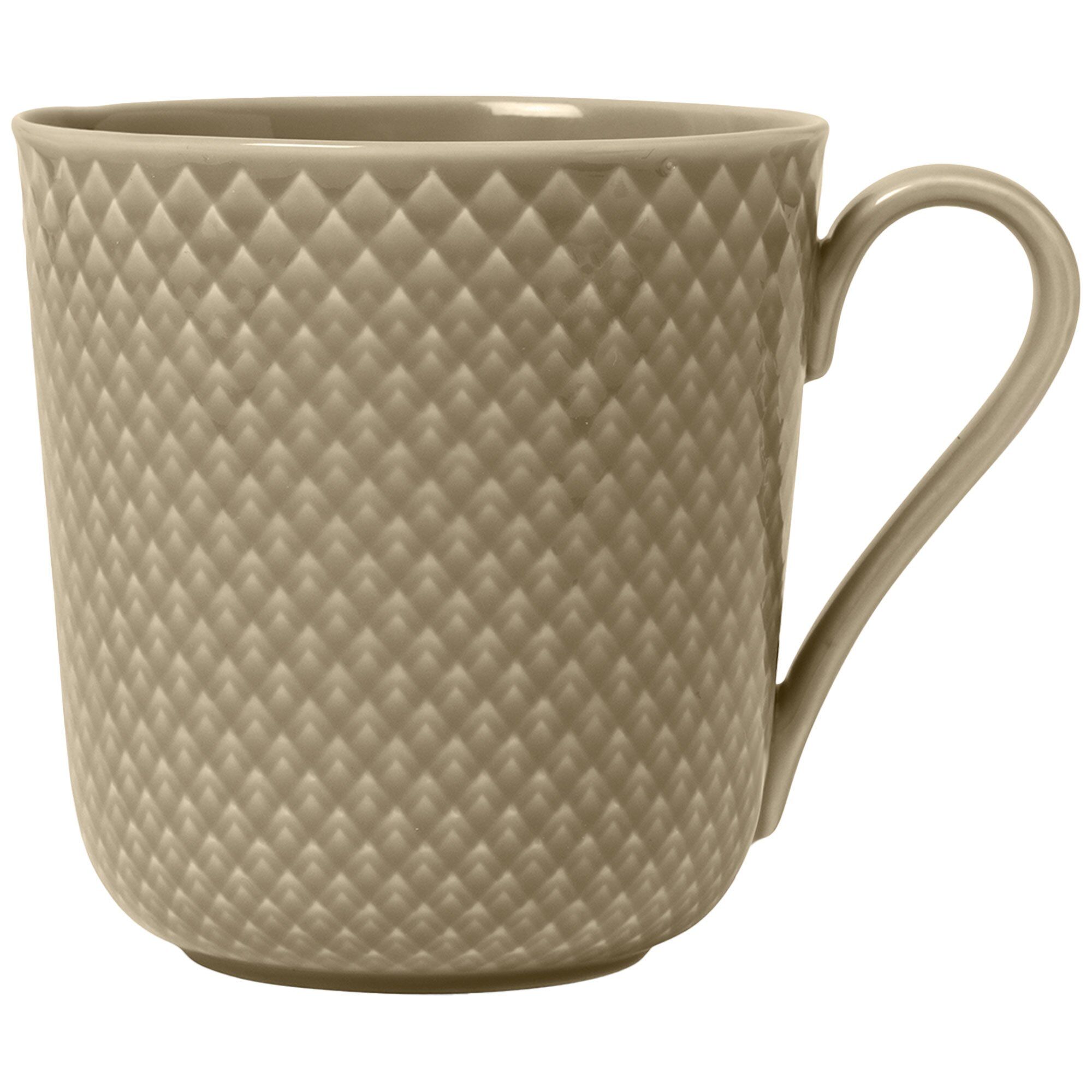 Lyngby Porcelæn Rhombe Earth Krus 39 Cl  Clay