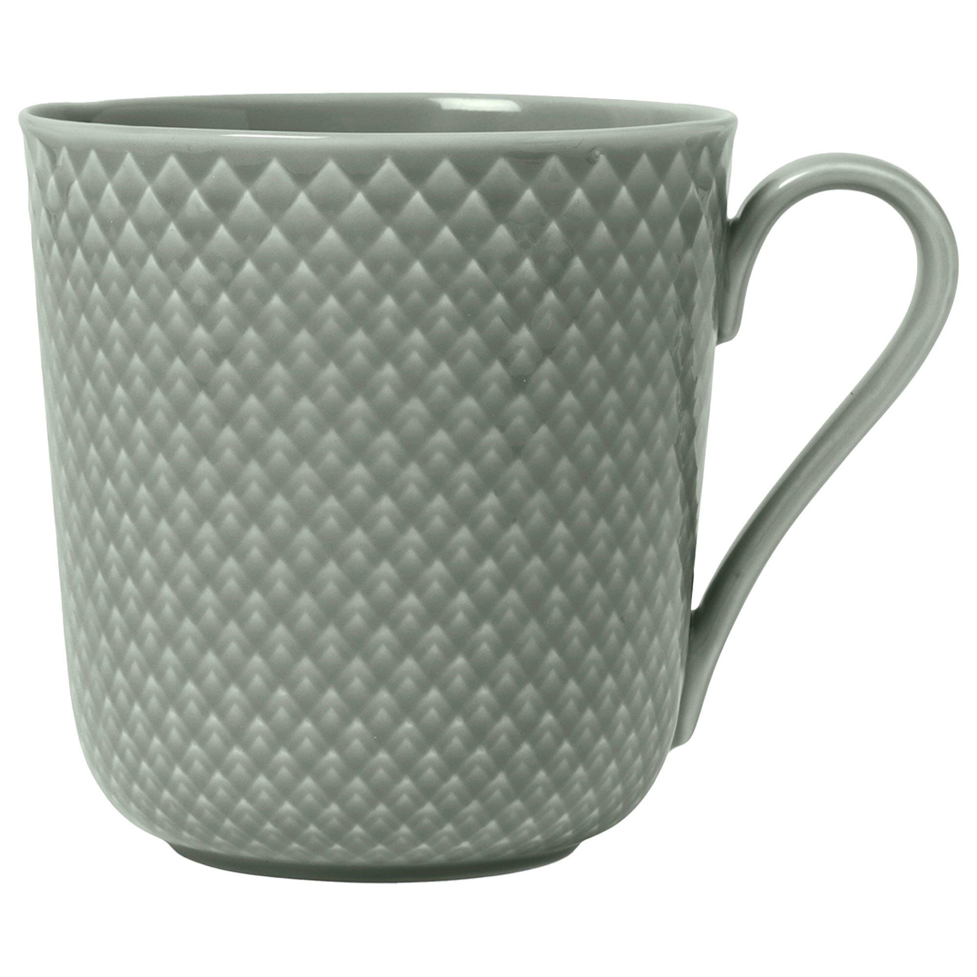 Lyngby Porcelæn Rhombe Earth Krus 39 Cl  Moss