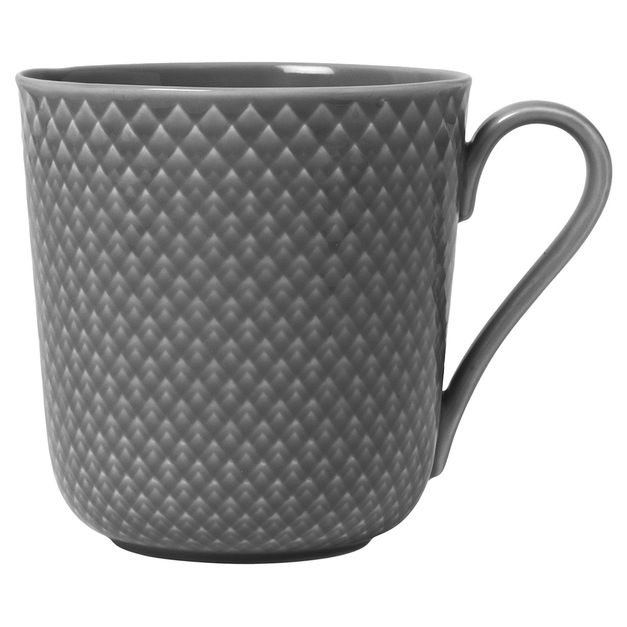Lyngby Porcelæn Rhombe Earth Krus 39 Cl  Slate