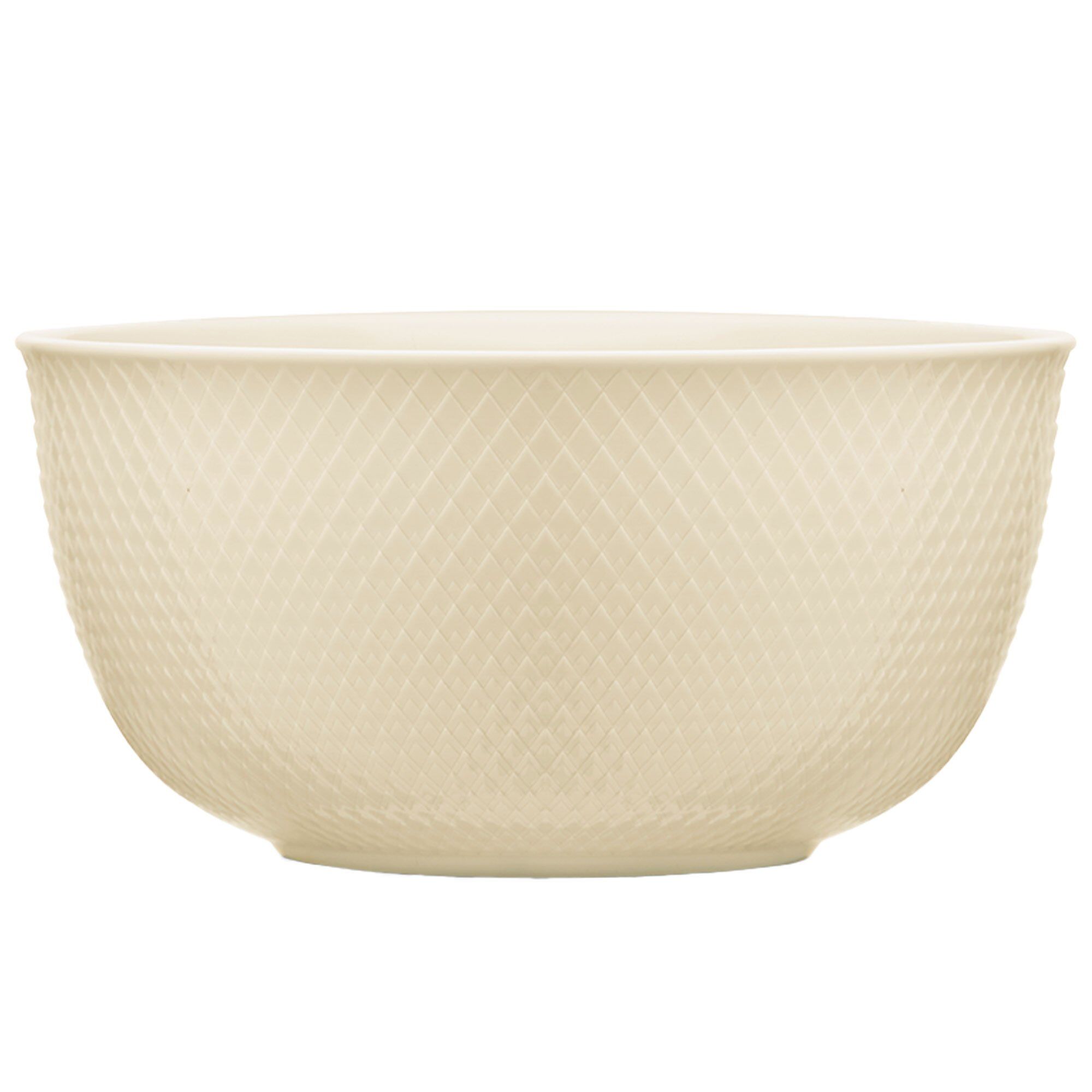 Lyngby Porcelæn Rhombe Earth Serveringsskål 22 Cm  Marble