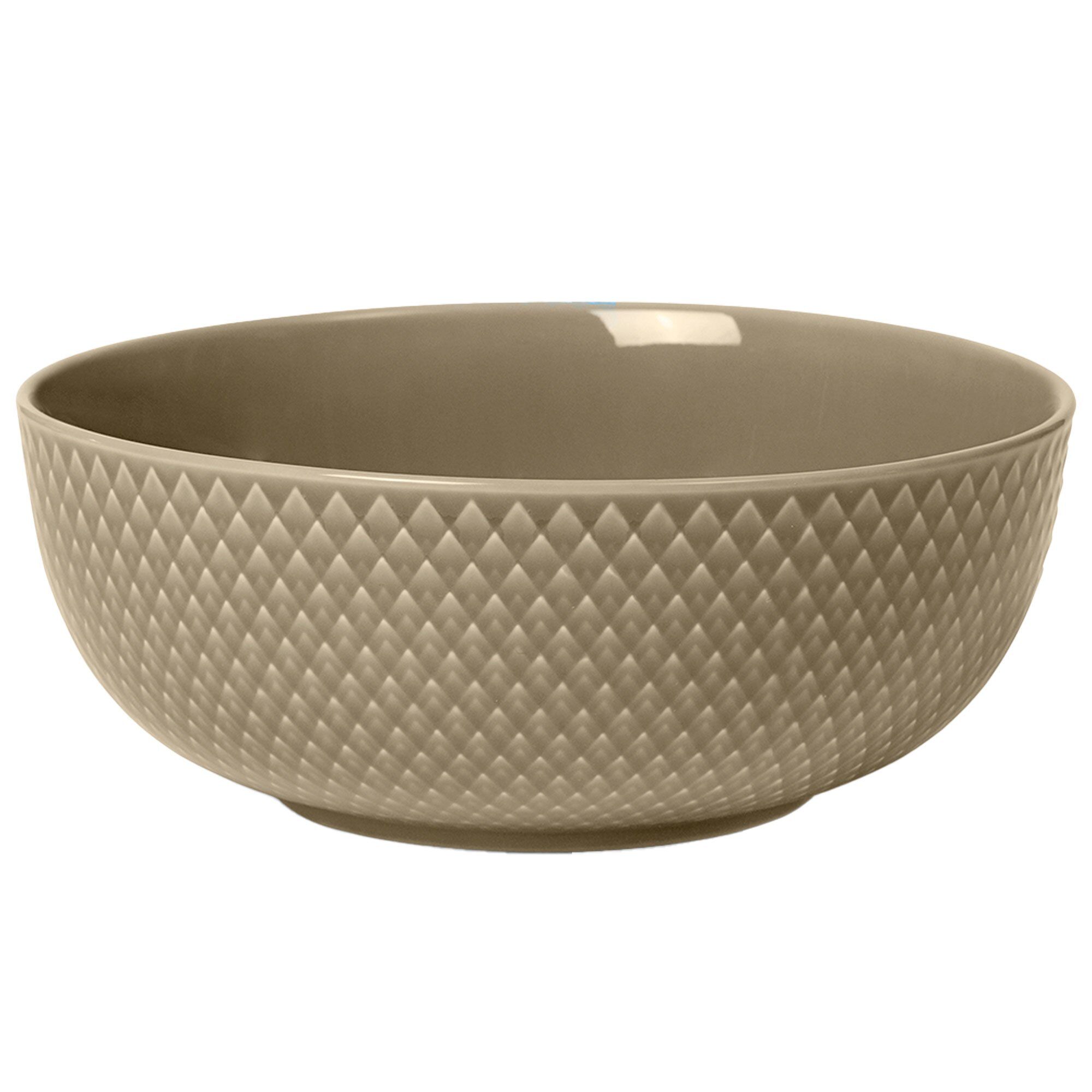 Lyngby Porcelæn Rhombe Earth Skål 15   Cm