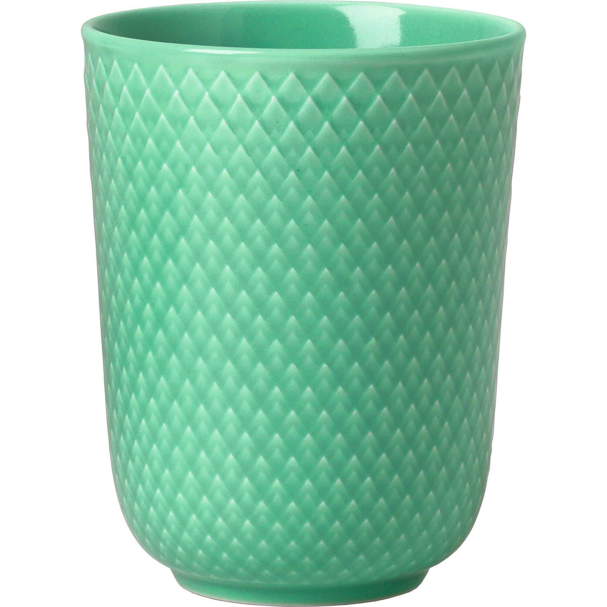Lyngby Porcelæn Rhombe Krus 33 Cl Grøn