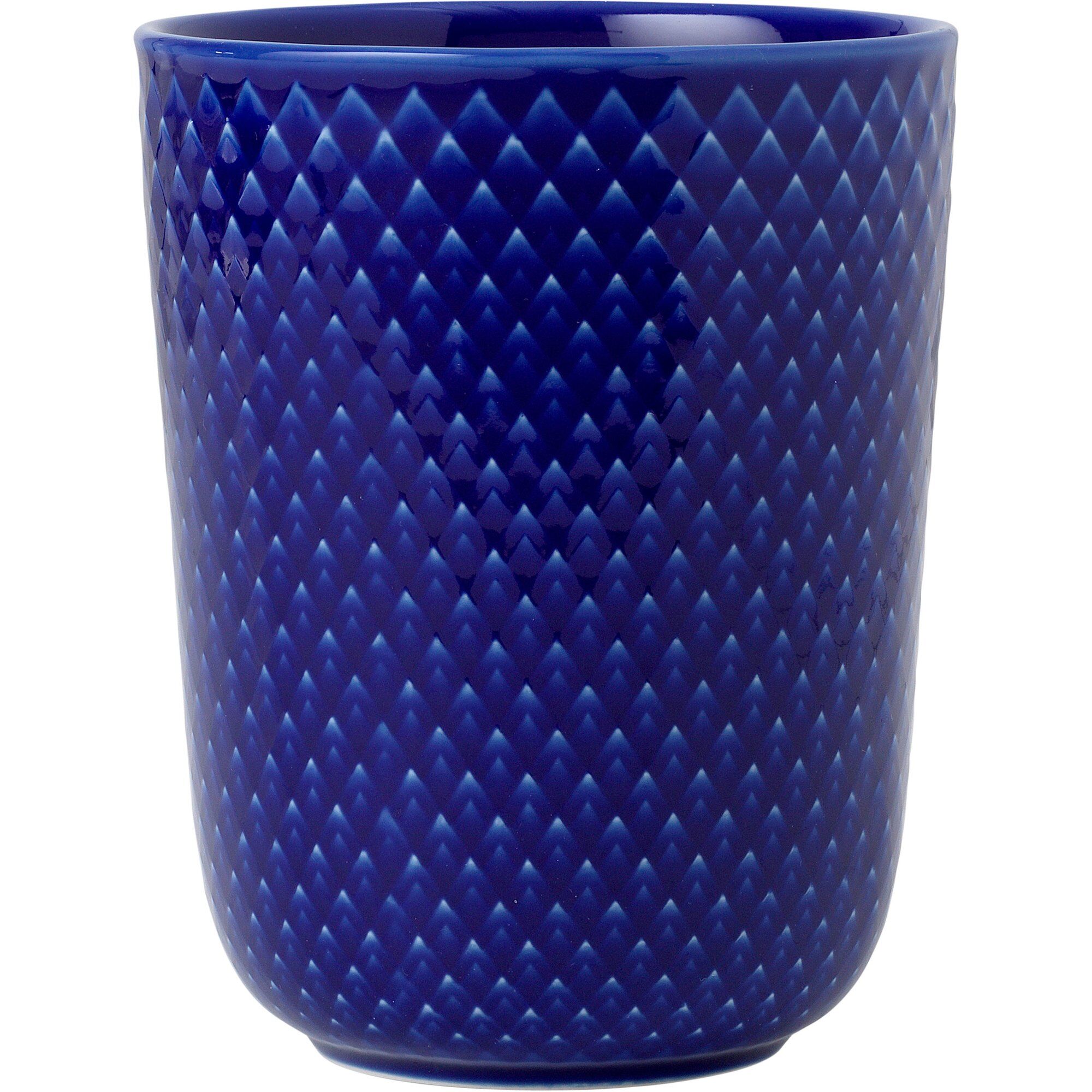 Lyngby Porcelæn Rhombe Krus 33 Cl Mørkeblå