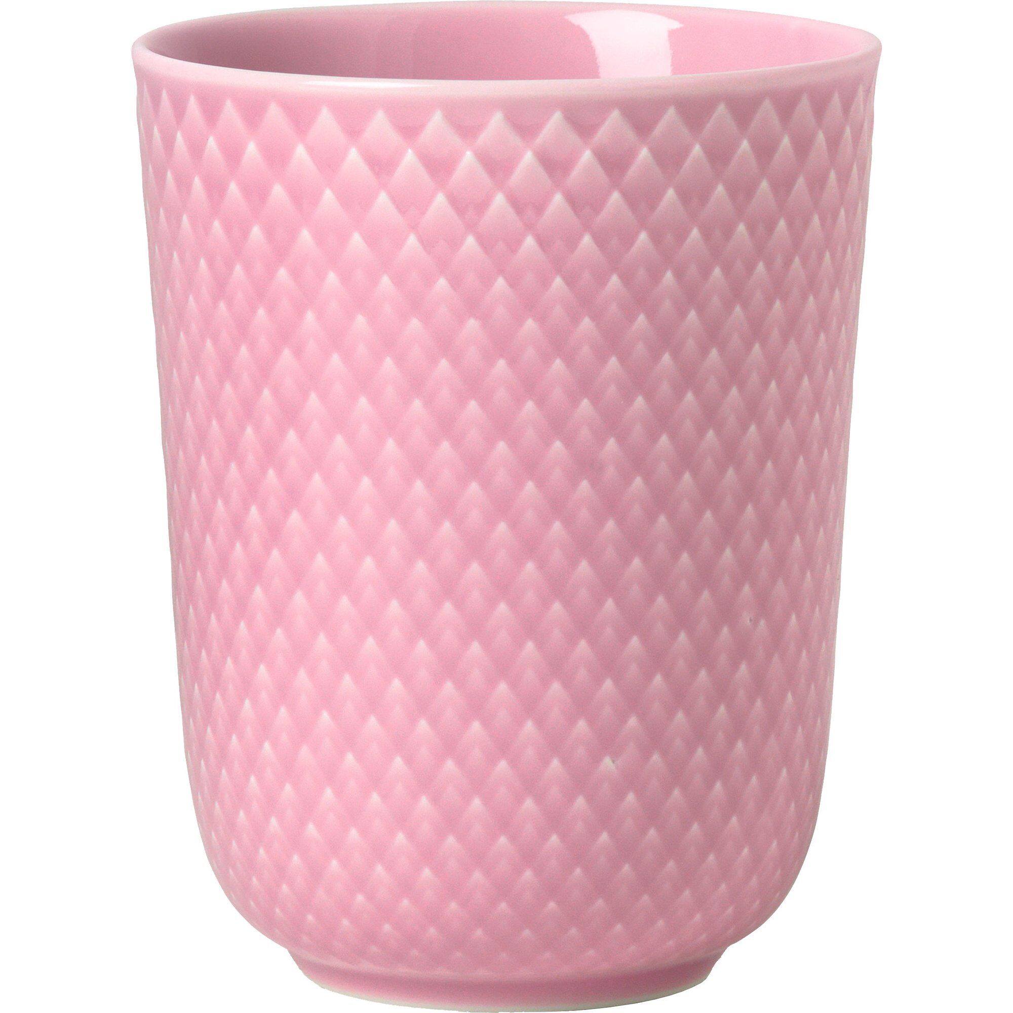 Lyngby Porcelæn Rhombe Krus 33 Cl Rosa