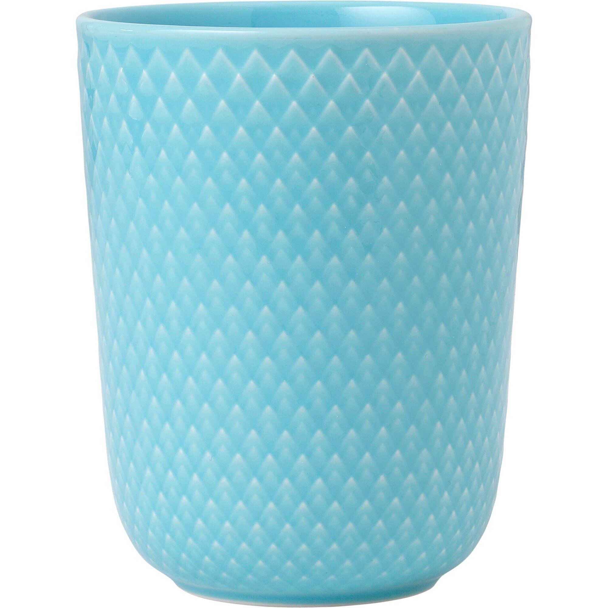 Lyngby Porcelæn Rhombe Krus 33 Cl Turkis