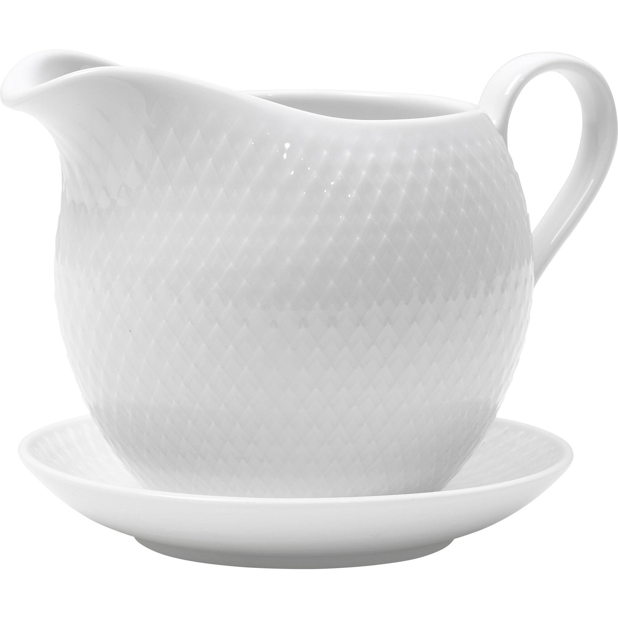 Lyngby Porcelæn Rhombe Saucekande