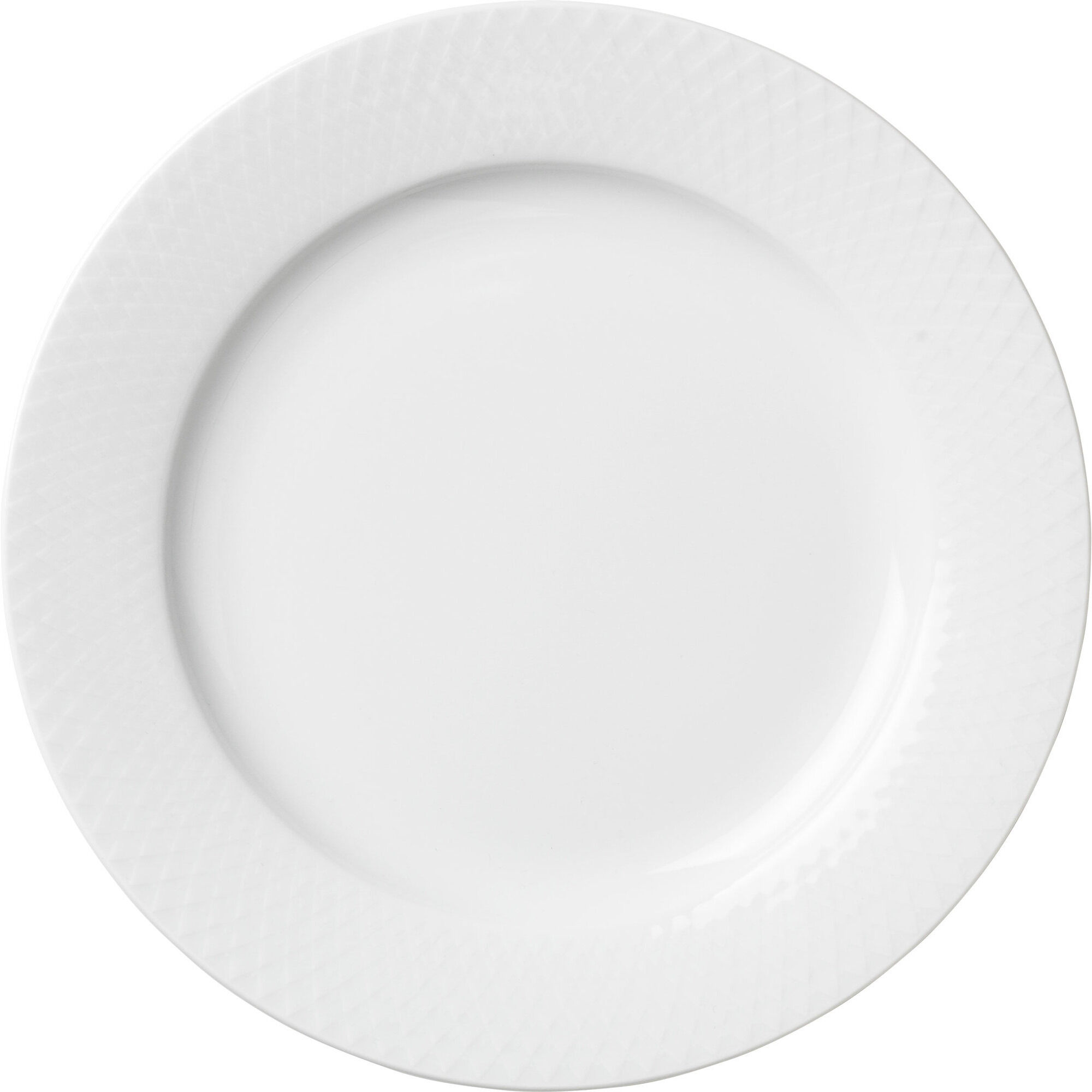Lyngby Porcelæn Rhombe Tallerken 23 Cm