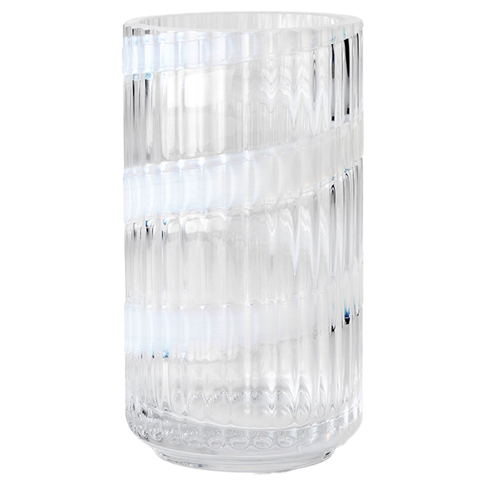 Lyngby Porcelæn Swirl Vase 15   Cm  Hvid