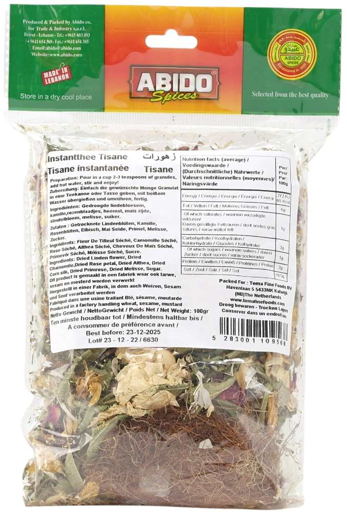 Abido Tisane Urtete 100