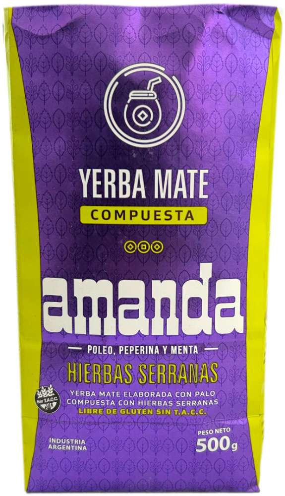 Amanda Yerba Mate Hierbas Serranas 500