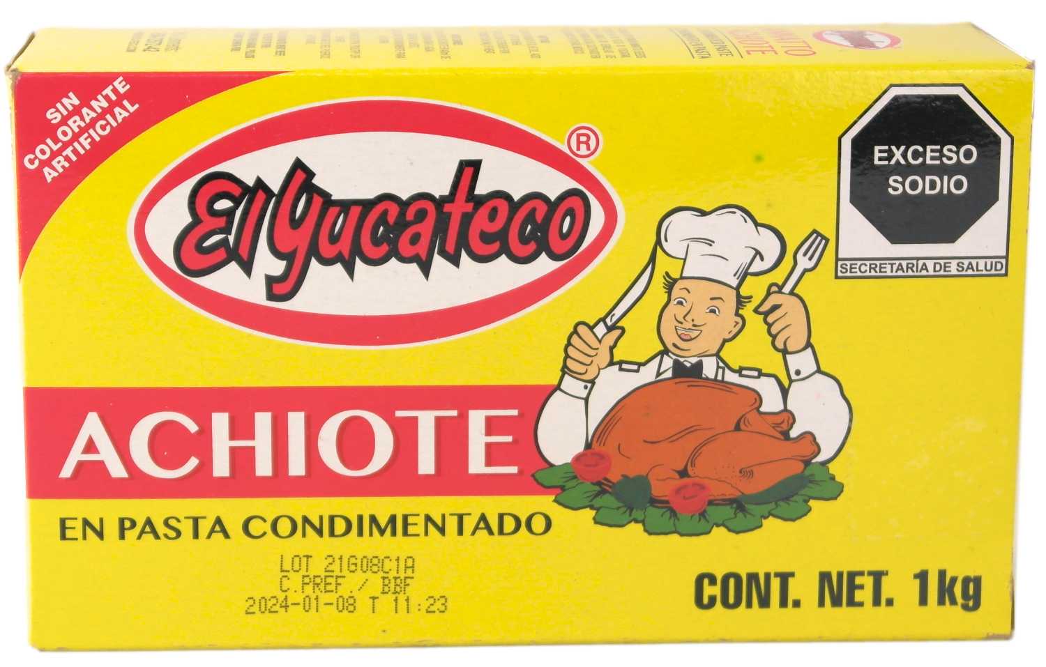 Madspildsvare: El Yucateco Achiote Paste Kg