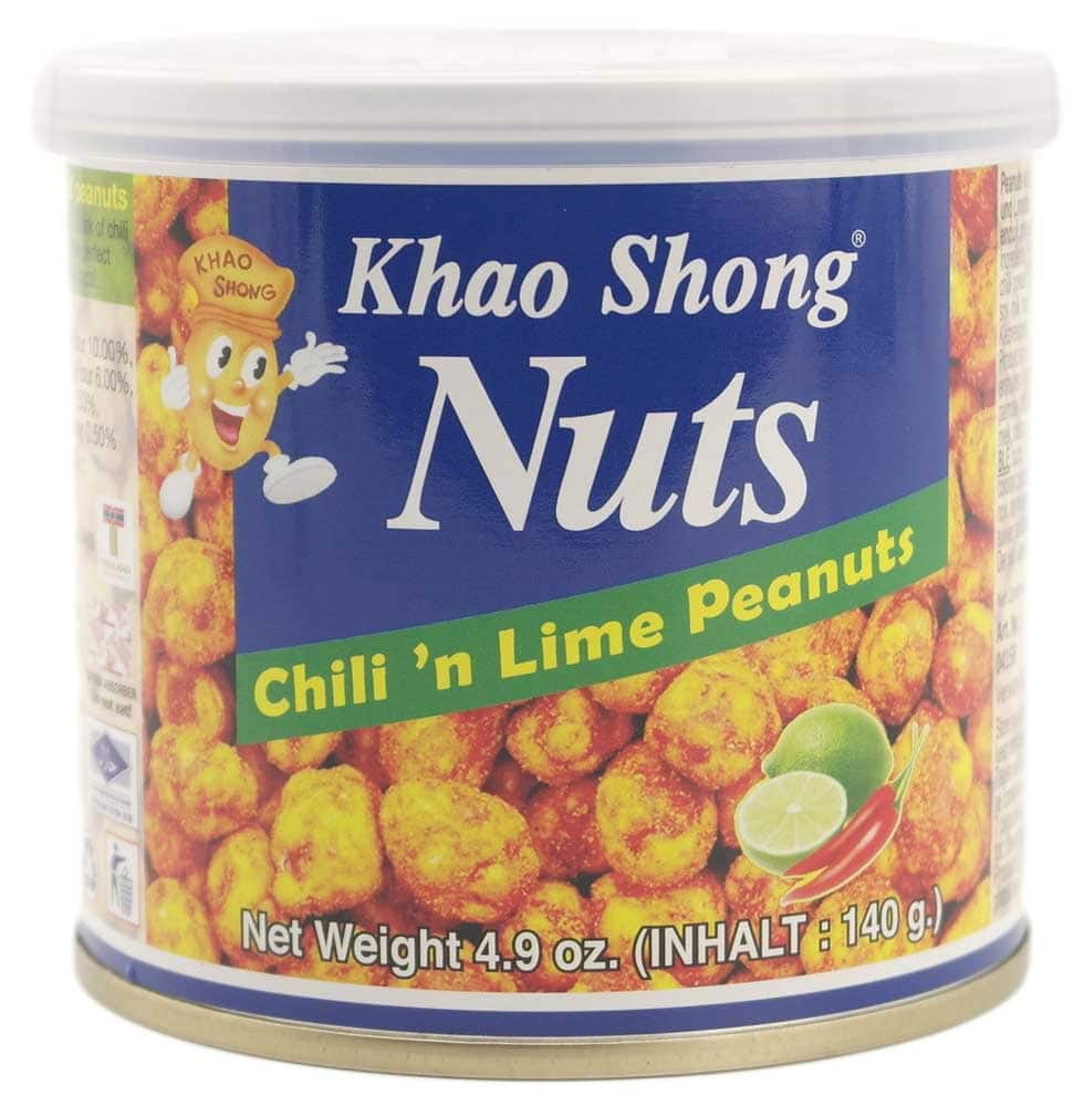 Madspildsvare: Khao Shong Chili Lime Peanuts 140