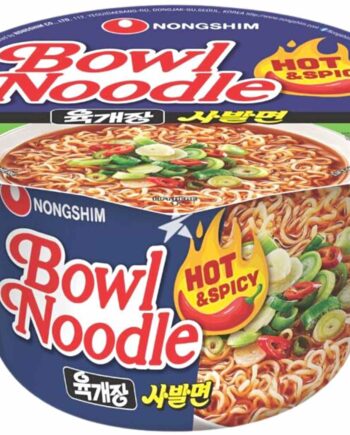 Madspildsvare: Nongshim Hot   Spicy Bowl Noodle 100