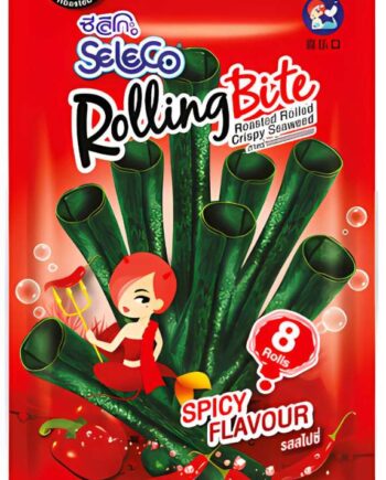 Madspildsvare: Seleco Rolling Bite Crispy Seaweed  Spicy  28