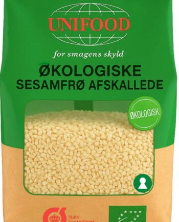 Madspildsvare: Unifood Sesamfrø økologisk 500