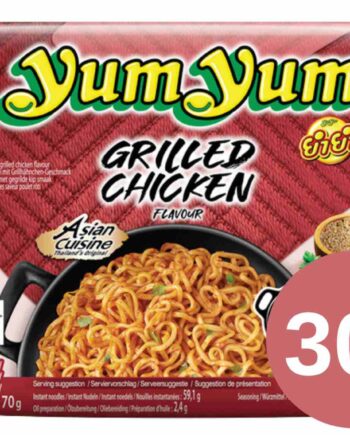 Madspildsvare: Yum Yum Nudler Grilled Chicken 30 Stk