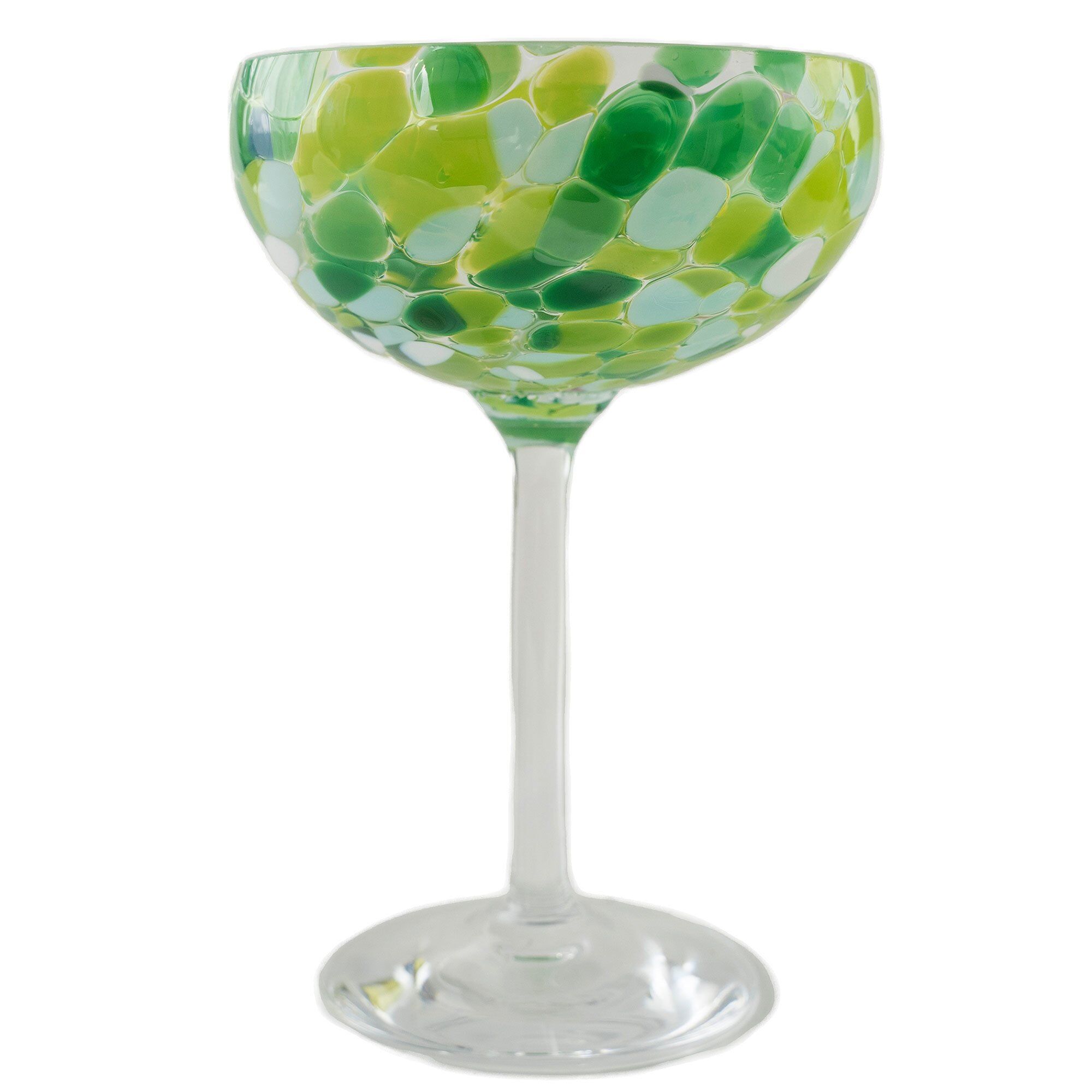 Magnor Swirl Champagneglas 22 Cl  Grøn