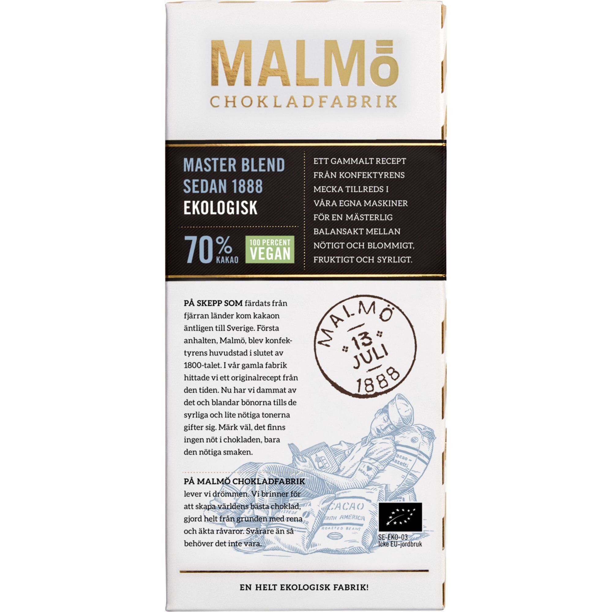 Malmö Chokladfabrik Master Blend 70