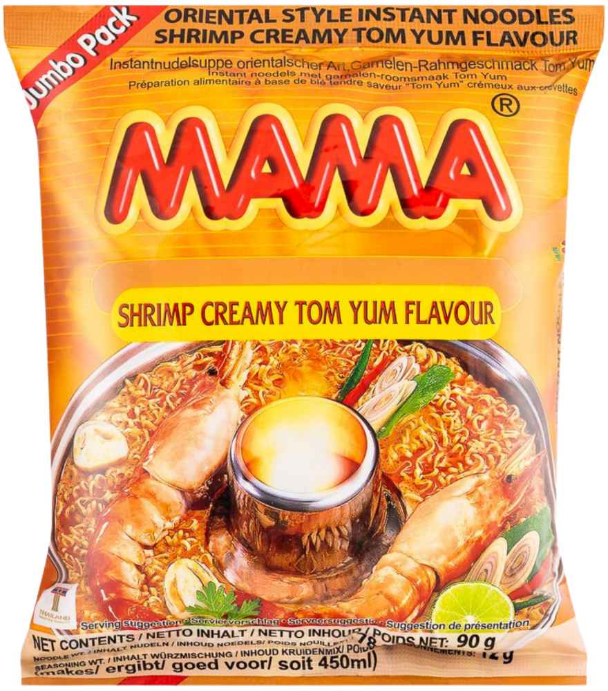 Mama Jumbo Shrimp Creamy Tom Yum Nudler 90