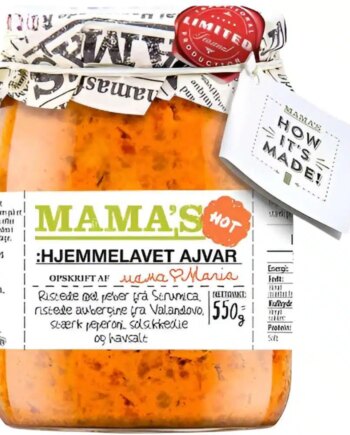 Mamas Ajvar Paste  Hot 550