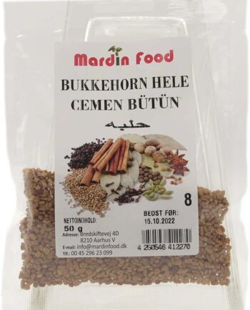 Mardin Food Bukkehornsfrø  Hele 50