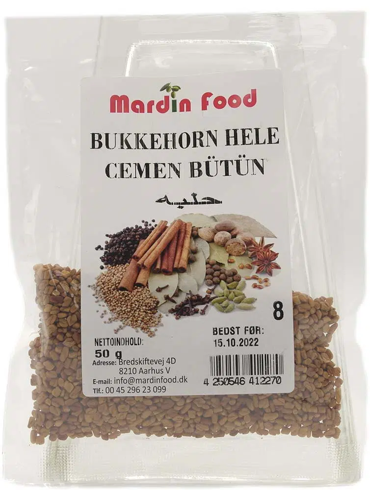 Mardin Food Bukkehornsfrø Hele 50