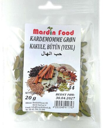 Mardin Food Grøn Kardemomme  Hele 20