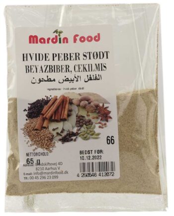 Mardin Food Hvid Peber  Stødt 65